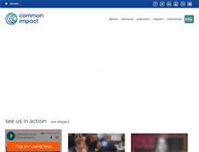 Tablet Screenshot of commonimpact.org